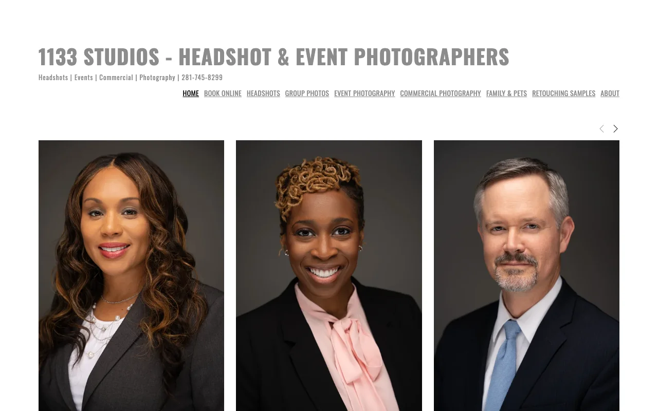 1133 Studios website