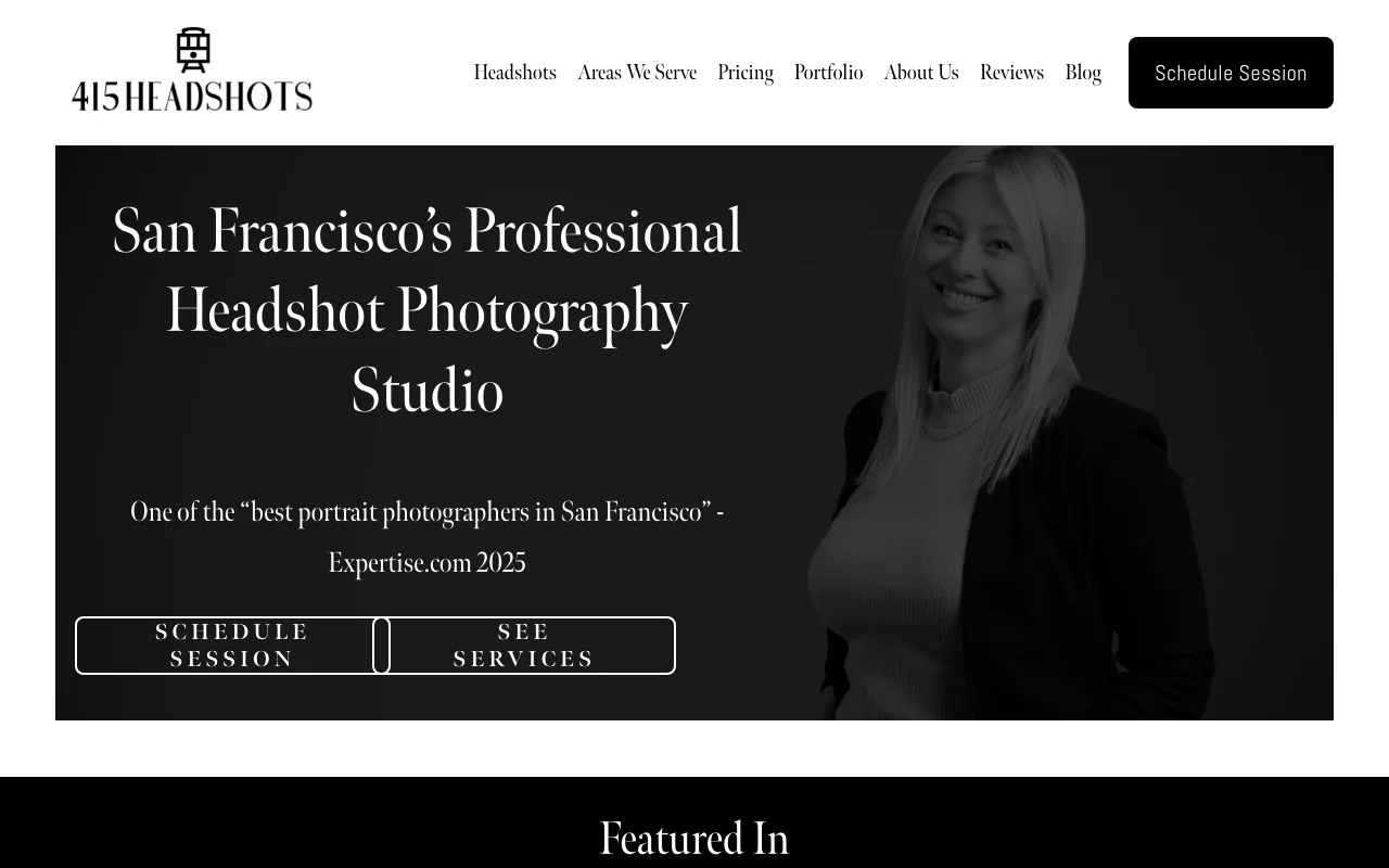 415Headshots website