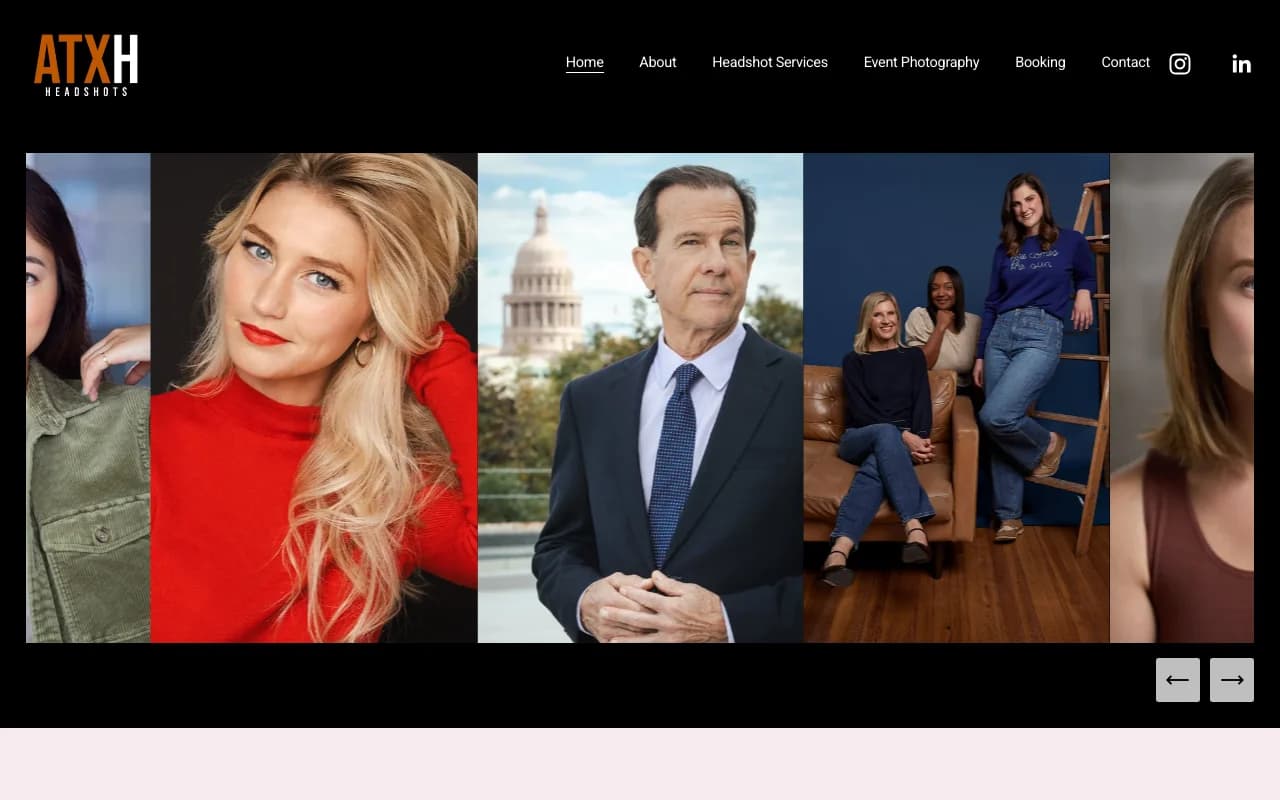 Austin TX Headshots website