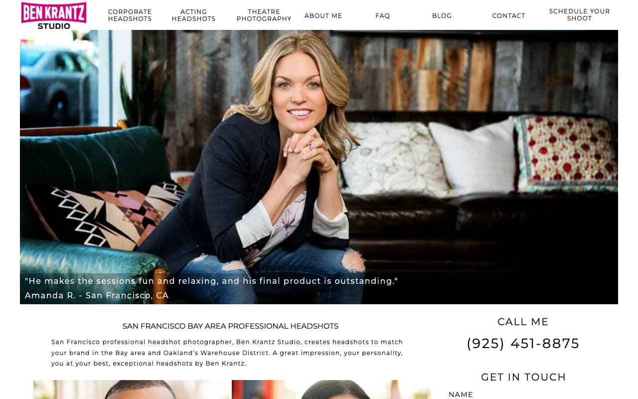 Ben Krantz Studio website