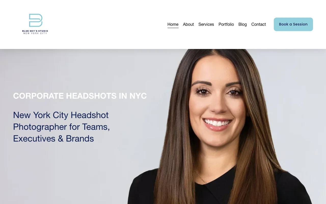 Blue Sky's Studio New York website