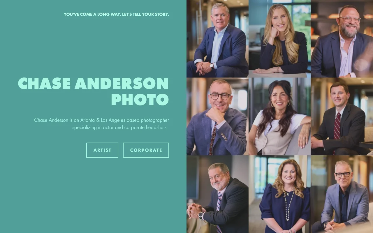 Chase Anderson Photo website