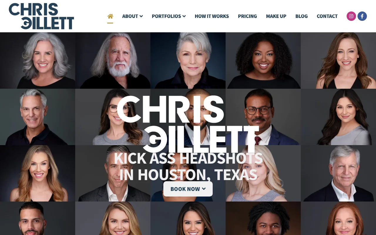 Chris Gillett Photography website