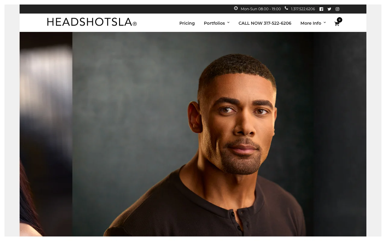 Headshots LA website