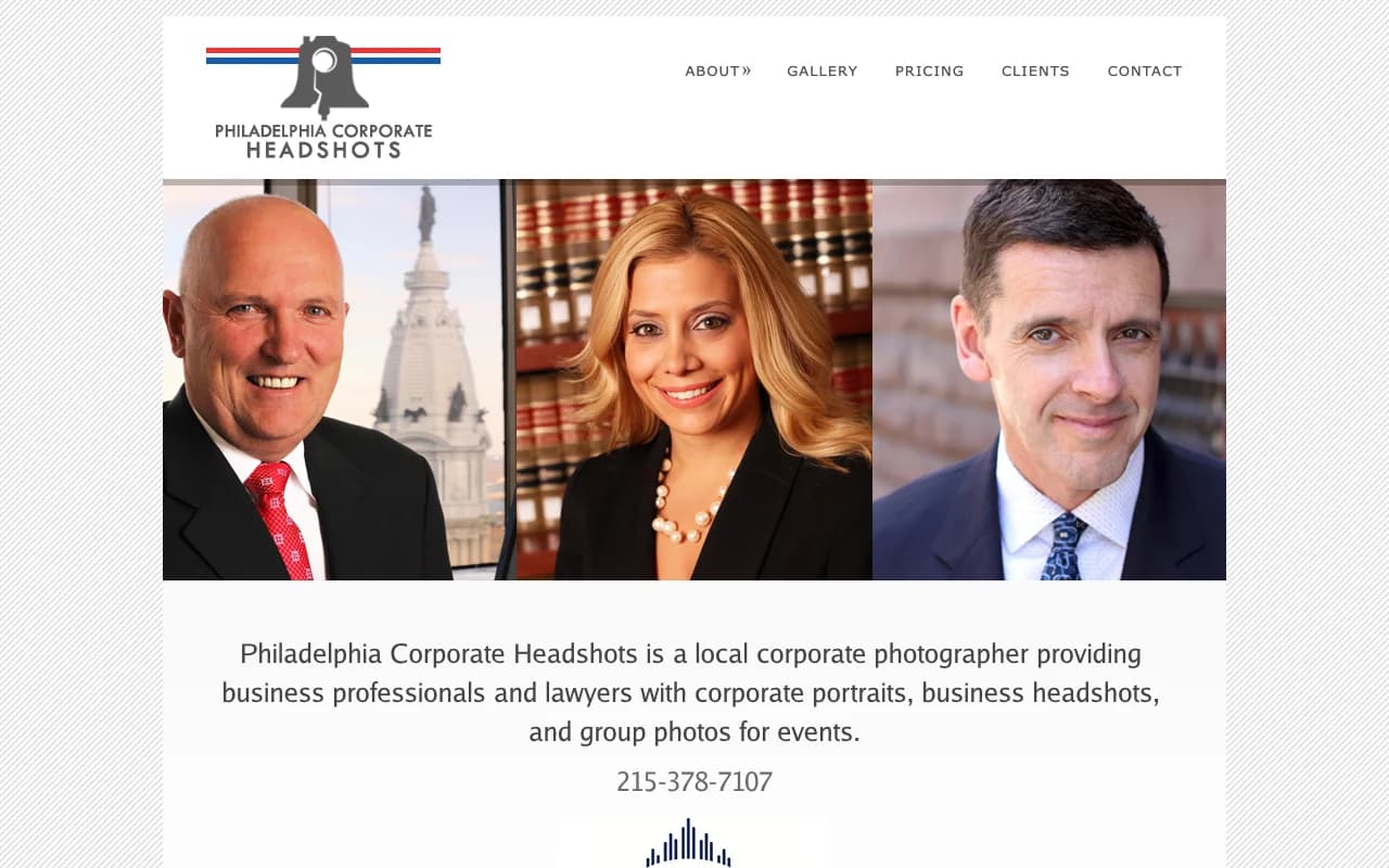 Philadelphia Corporate Photographer website