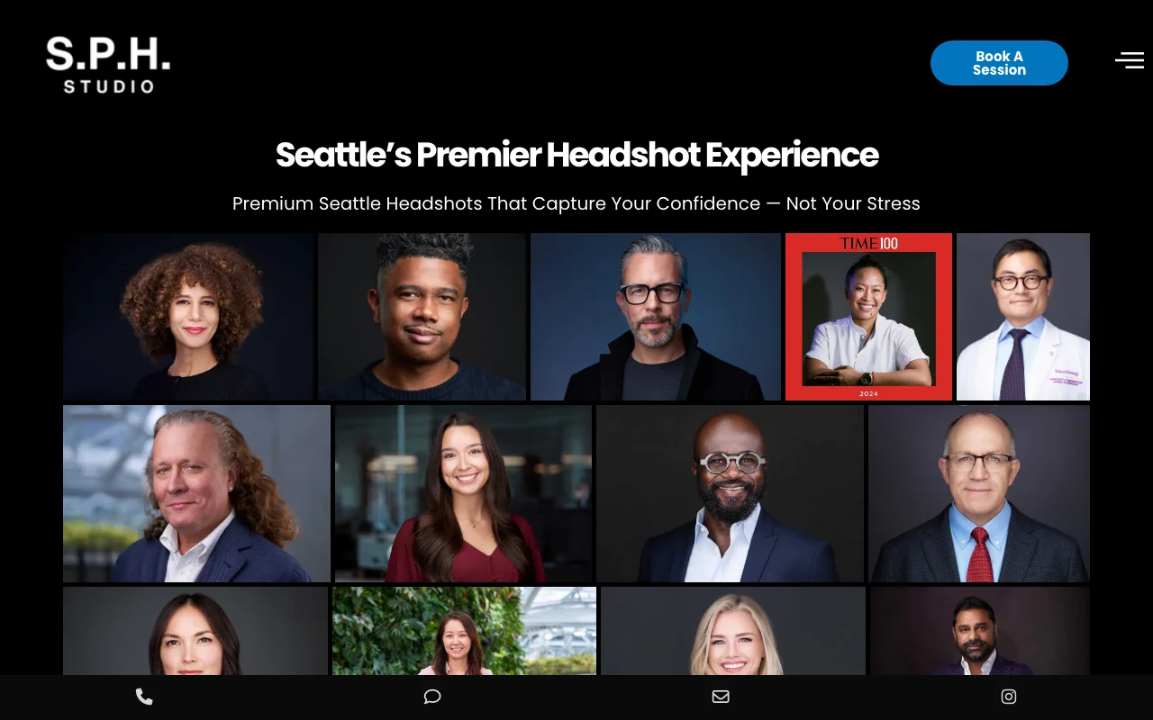 Seattle Premium Headshots website