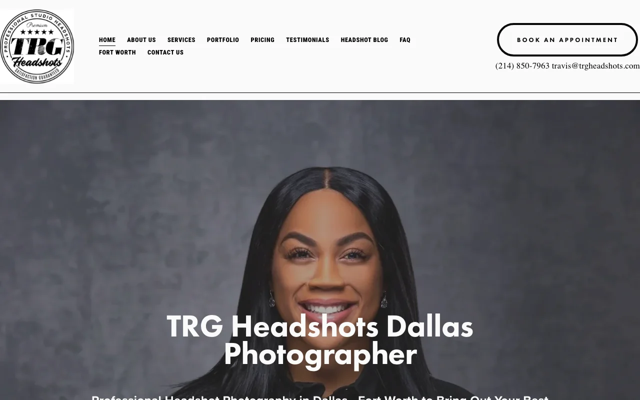 TRG Headshots website