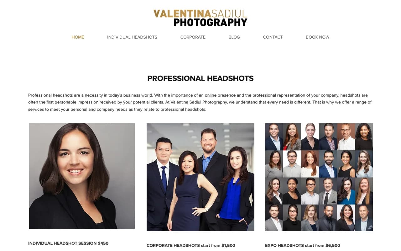 Valentina Sadiul website